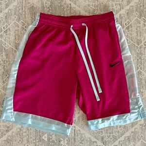 Men’s Nike Dri-FIT Basketball Shorts Magenta Light Blue XL